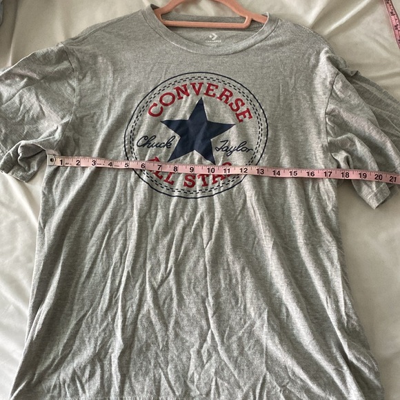 Men’s Converse T-Shirt in Gray Size M - Picture 4 of 5